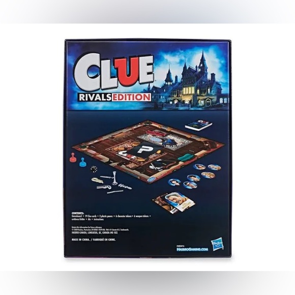 NIB Clue Rivals Edition Board Game - Picture 3 of 4